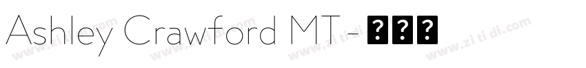 Ashley Crawford MT字体转换 Ashley Crawford MT字体转换